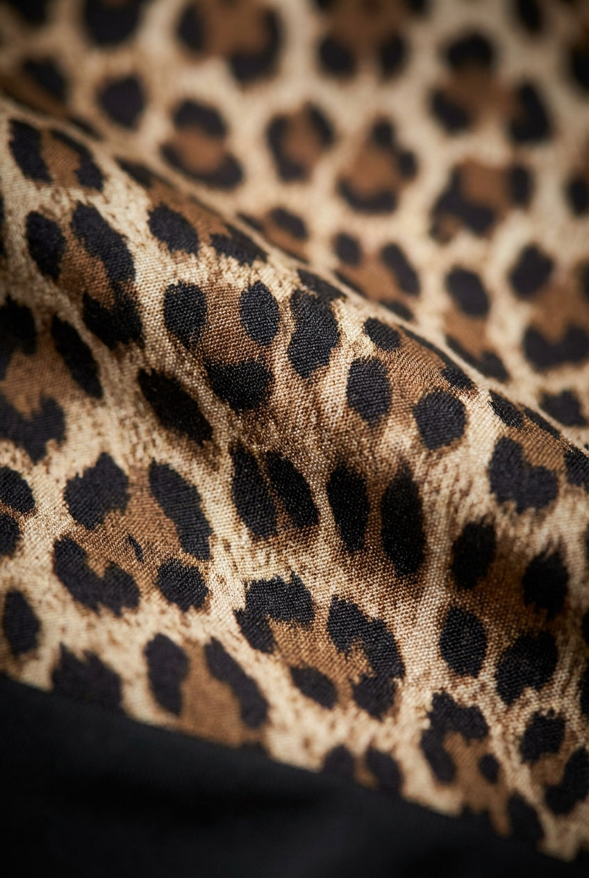 Leopard Print 2-Way Open-Back Bodycon Set