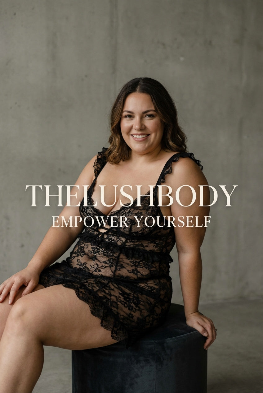 Velvet Temptation Sheer Lace Slip Dress — Plus Size